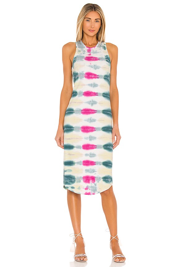 view 1 of 3 Robbie Tank Dress in Passion Pink Chakra Wash
