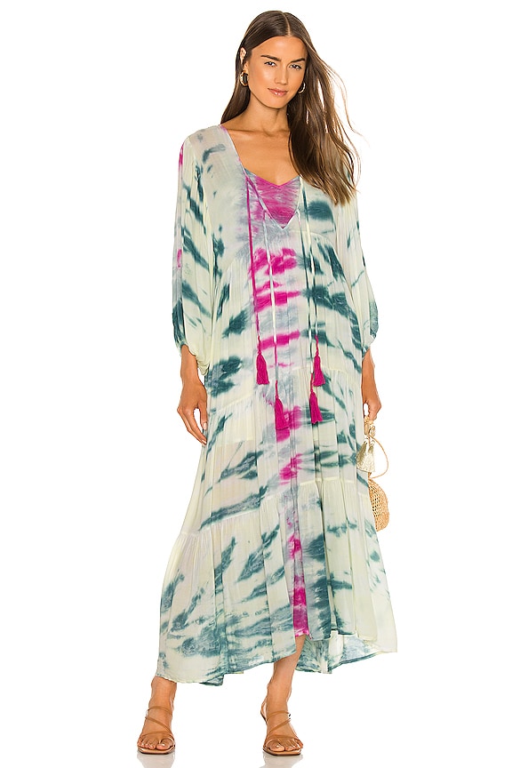 view 1 of 3 Dawn Dress in Passion Pink Chakra Wash