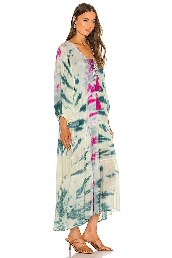 view 2 of 3 Dawn Dress in Passion Pink Chakra Wash