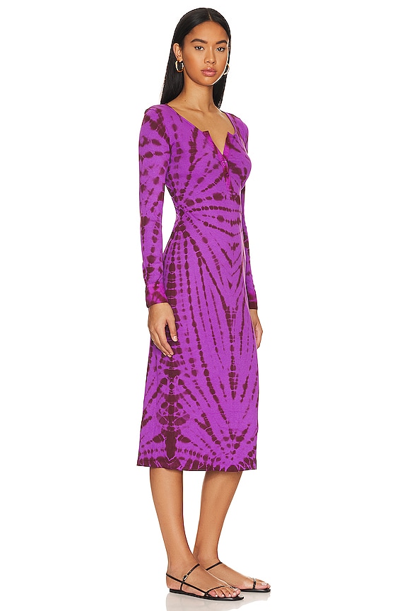 view 2 of 3 ROBE LEO in Purple Saphire Tiger Eye Wash