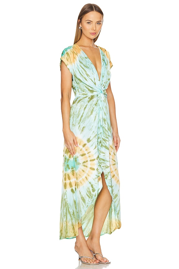 view 2 of 3 VESTIDO STEPHANIE in Jade Venus Wash