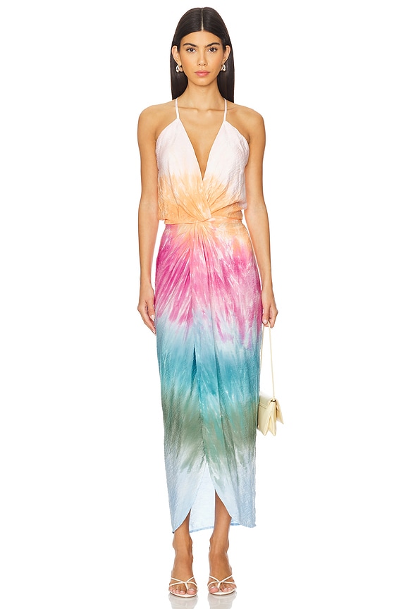 view 2 of 4 Siren Slip Dress in Pink Flash Dreamer Wash