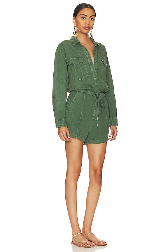 view 2 of 3 Lake Side Romper in Palm Pigment