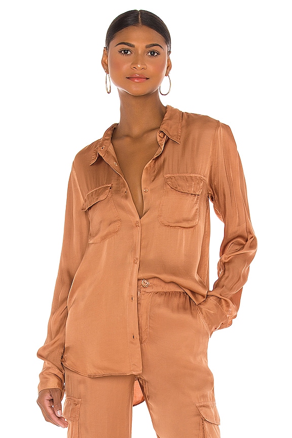 view 1 of 4 Belle Top in Tobacco