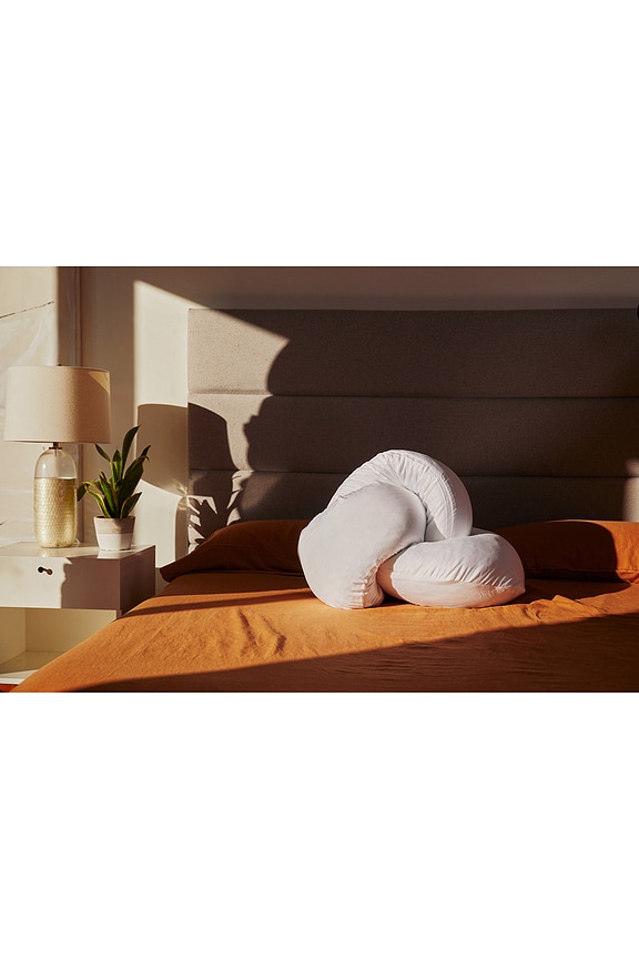 view 2 of 2 Eucalyptus Pillow Cover in White