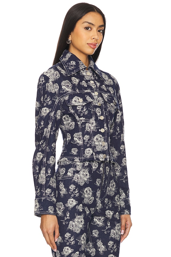 view 2 of 4 ローズスリムフィットジャケット in Navy