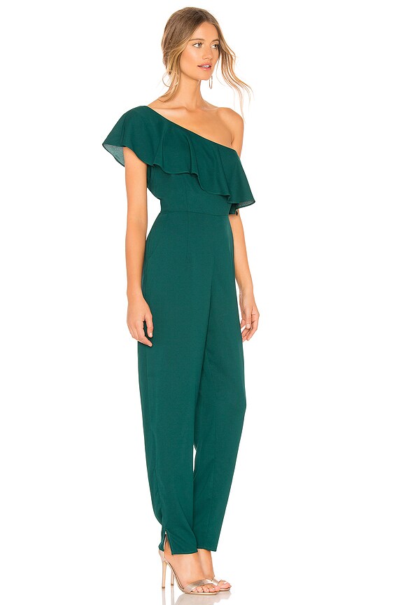view 2 of 3 Cascade Jumpsuit in Jewel Emerald