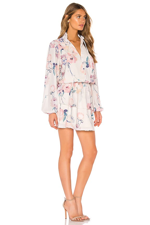 view 2 of 3 MINI-ROBE À FLEURS LOVE ALWAYS in Dutch Roses Ivory