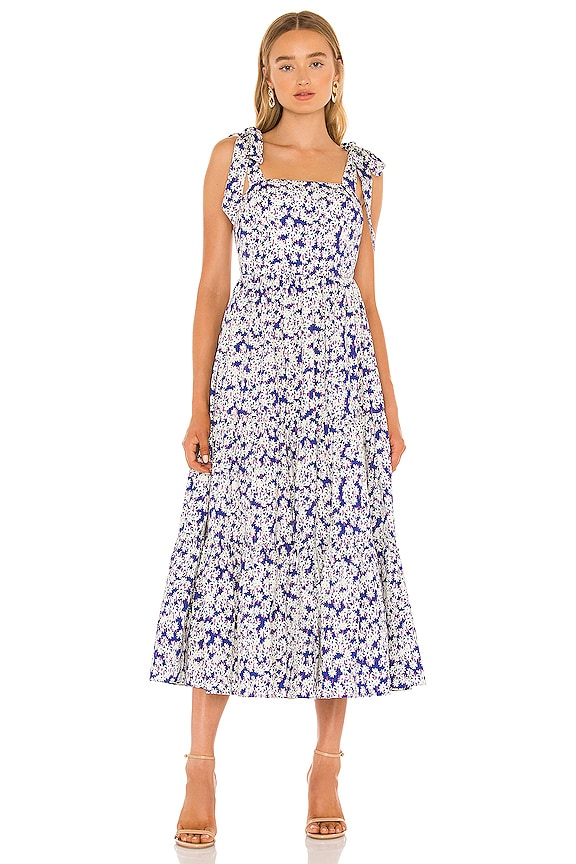 view 2 of 4 MAXIVESTIDO TINSLEY in Small Delights Navy