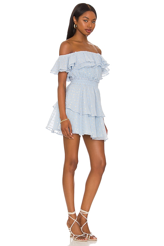 view 2 of 4 ROBE DARIA in Dash Foil Blue & Silver