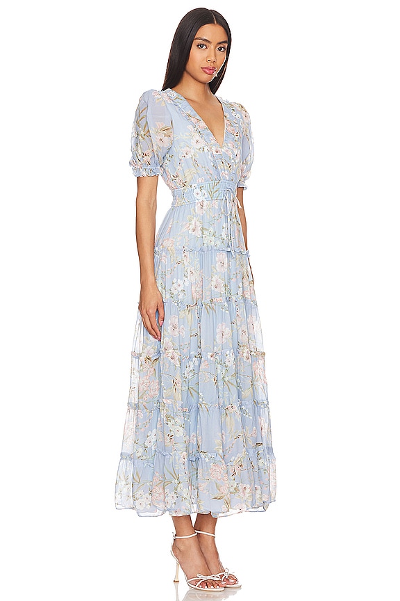 view 2 of 3 Farrah Dress in Amalfi Sky
