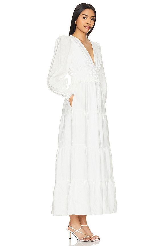 view 2 of 3 МАКСИ ПЛАТЬЕ GEORGIA in White