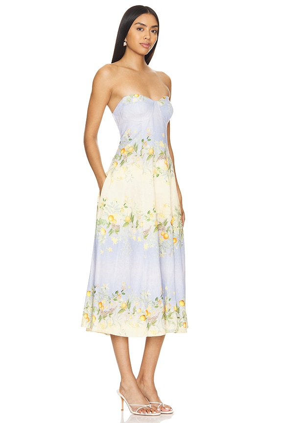 view 2 of 3 Jen Dress in Coastal Grove Sunrise