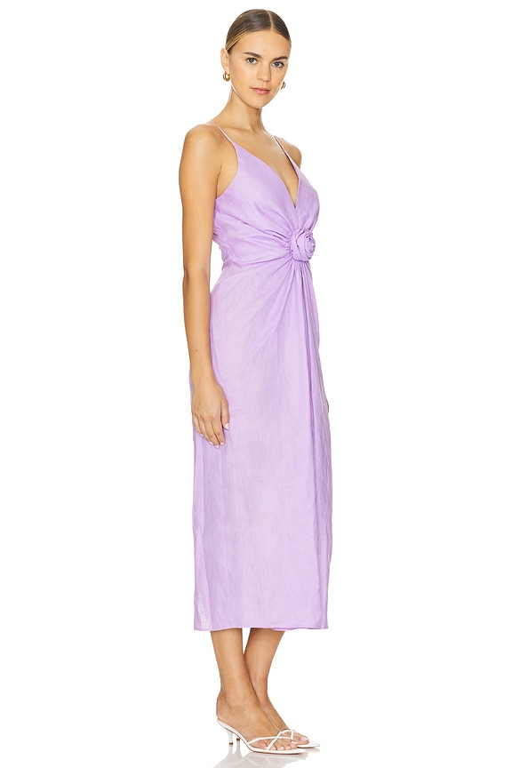 view 2 of 3 ROBE ADINA in Linen Lilac