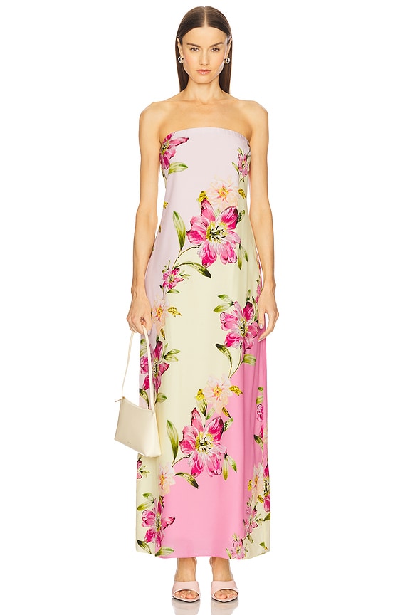 view 2 of 5 Colette Dress in Sunset Garden