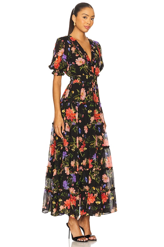 view 2 of 3 FARRAH 맥시원피스 in Garden Bloom Black