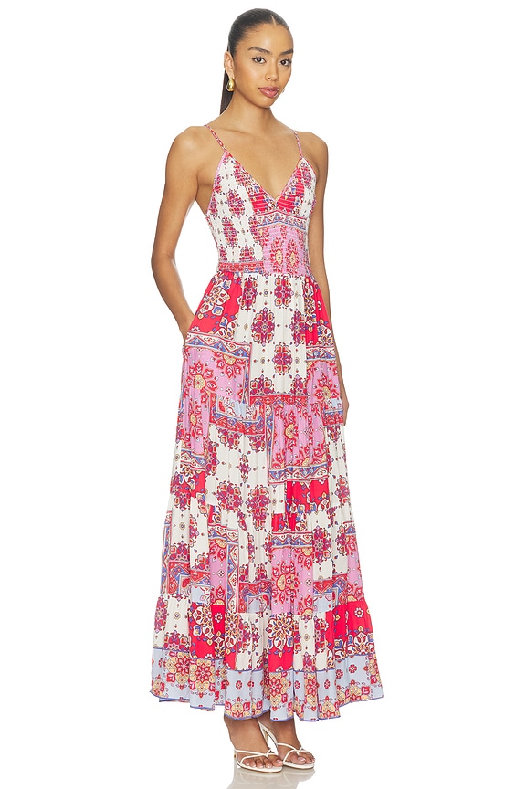 view 2 of 3 ROBE KUHIO in Crimson Paisley