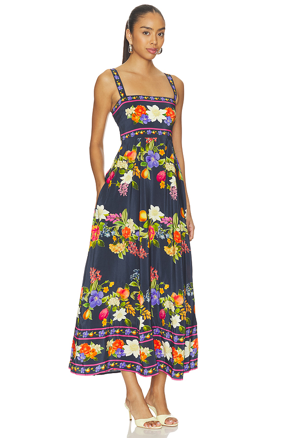 view 2 of 3 Kara Dress in Fruit Frenzy Navy