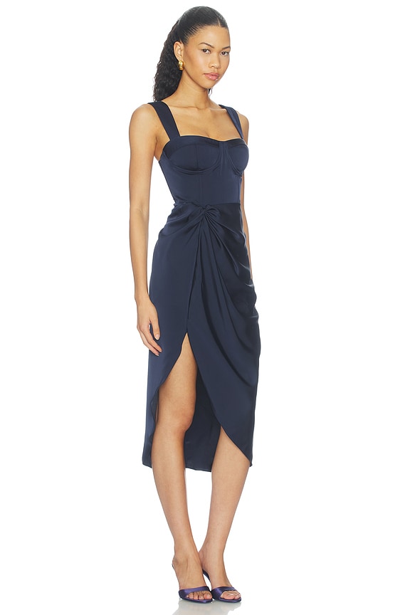 view 2 of 3 VESTIDO MIDI BILLY  in Navy