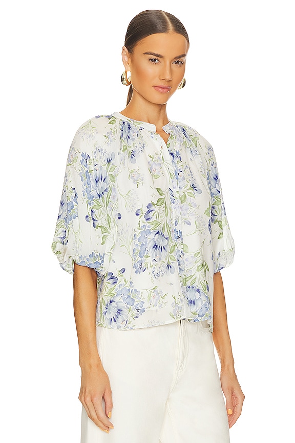 view 2 of 4 Madrid Blouse in Serenity Ivory