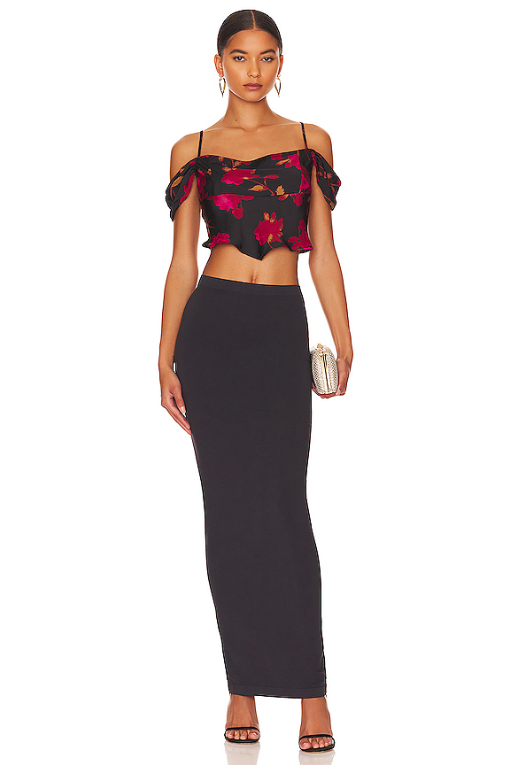 view 2 of 4 ROBE STRAPLESS CONVERTIBLE TUBE in Black