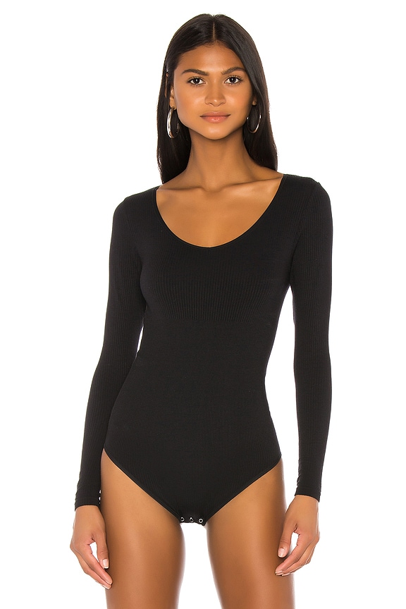 view 2 of 5 Aaliyah Bodysuit in Black