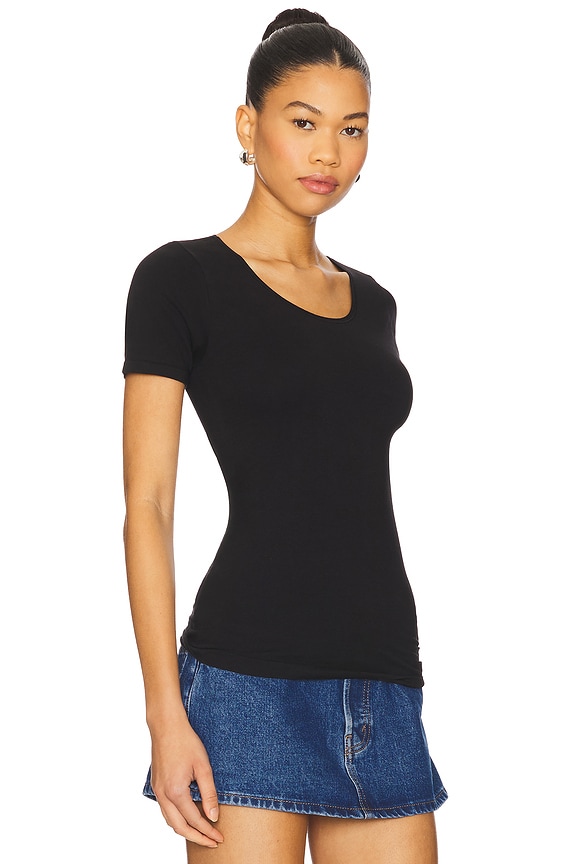 view 2 of 4 Holly Shaping Tee in Black
