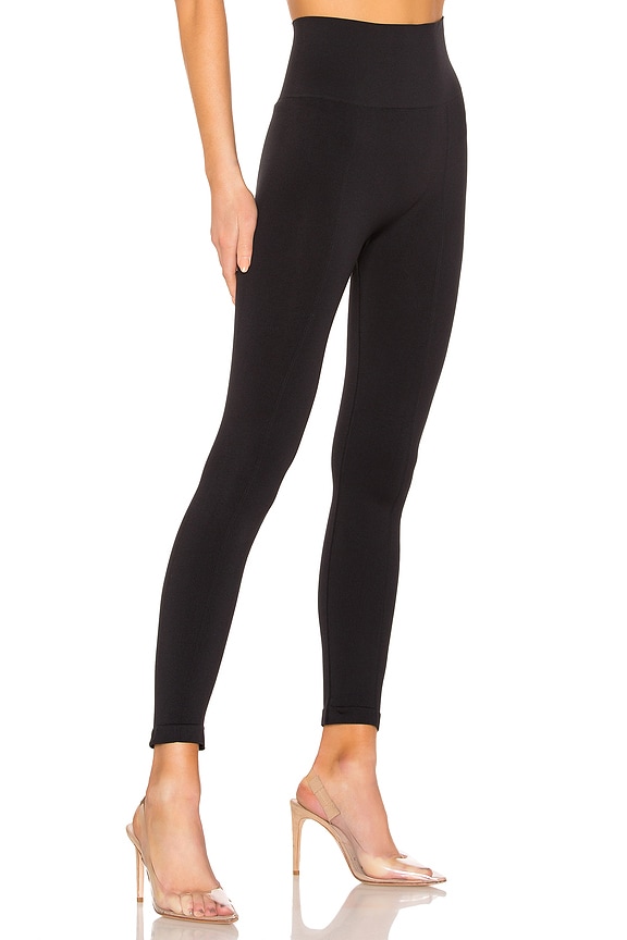 view 2 of 4 Ankle Length Seamless Legging in Black