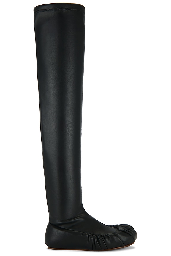 view 1 of 5 Over The Knee Ballerina Boot in Black