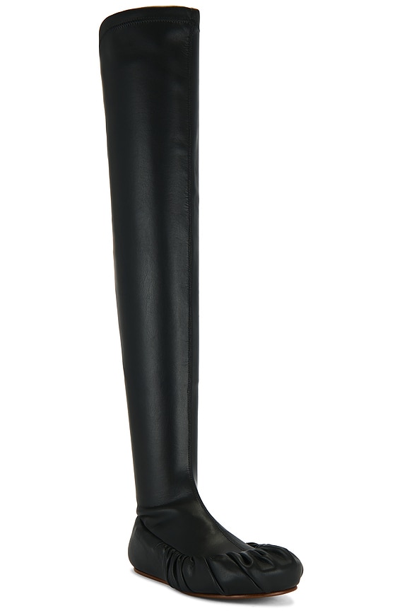 view 2 of 5 Over The Knee Ballerina Boot in Black