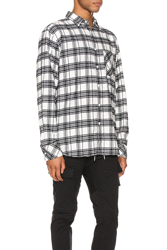 view 2 of 5 T-SHIRT MANCHES LONGUES WORK in Milk & Black