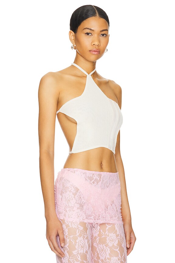 view 2 of 4 TOP DOS-NU STAR ME in White