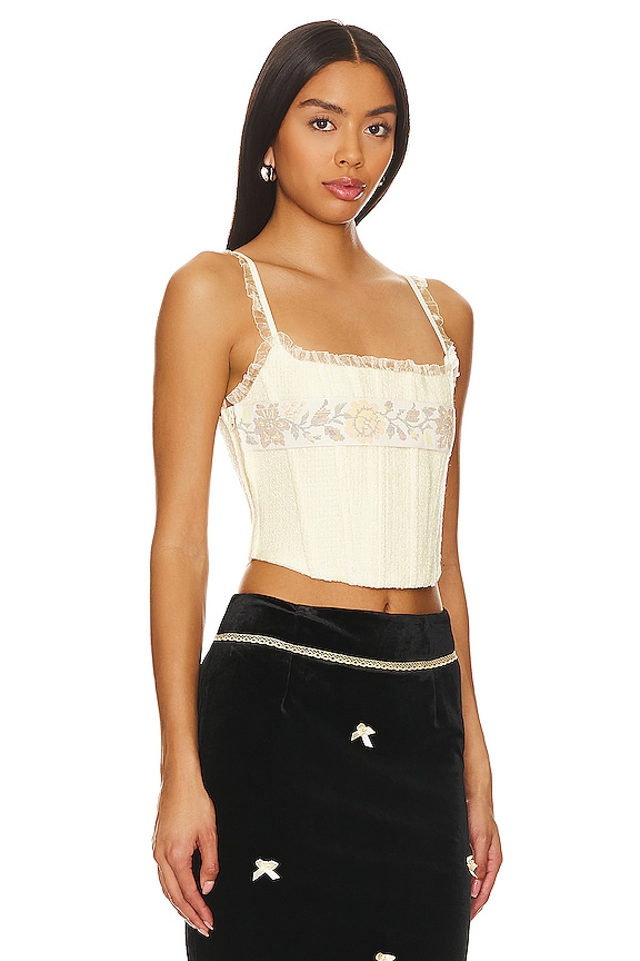 view 2 of 4 Gift Birron Corset in Antique White