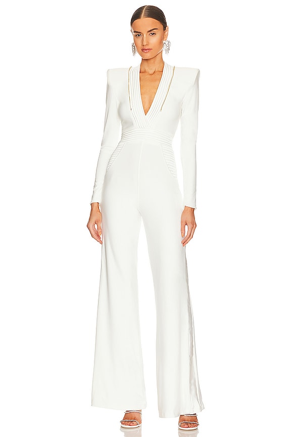 view 2 of 5 COMBINAISON HEIRESS FAUX FUR 2 PIECE in White