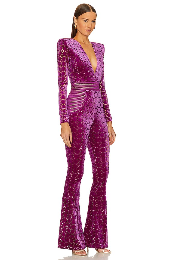 view 2 of 4 Cavalier Jumpsuit in Magenta