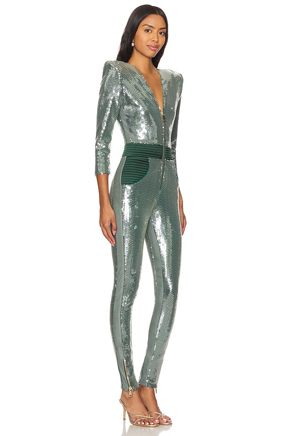 view 2 of 4 Video Wars Jumpsuit in Moss