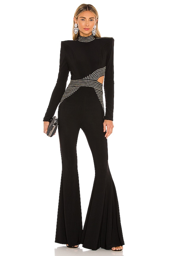view 1 of 4 Message To Love Jumpsuit in Black