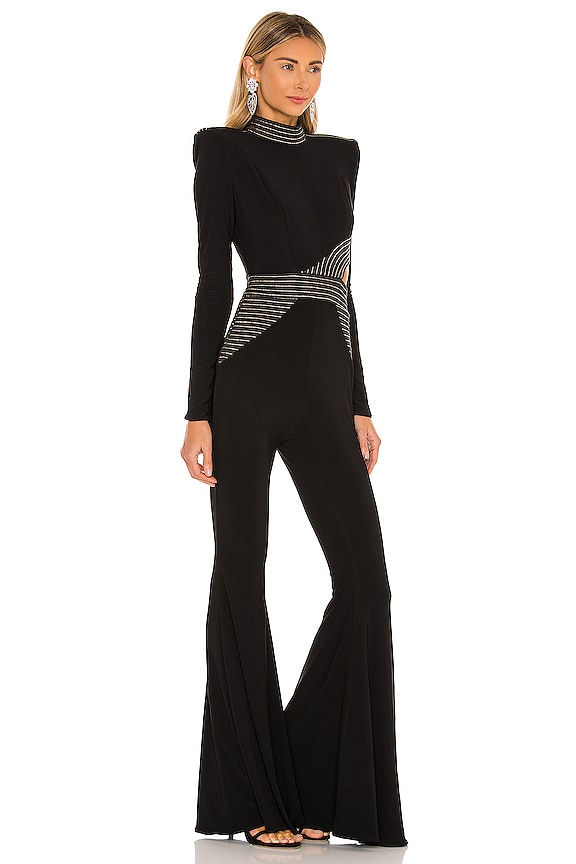 view 2 of 4 Message To Love Jumpsuit in Black