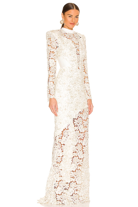 view 2 of 4 ROBE DE SOIRÉE ANGELUS in White