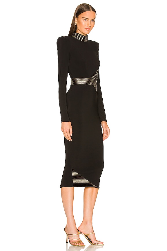 view 2 of 3 Message to Love Midi in Black