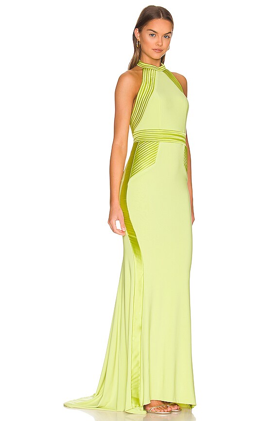 view 2 of 3 VESTIDO LARGO ALGENY in Acid