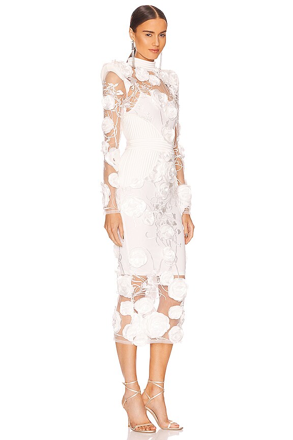 view 2 of 3 Vendetta Midi Dress in White