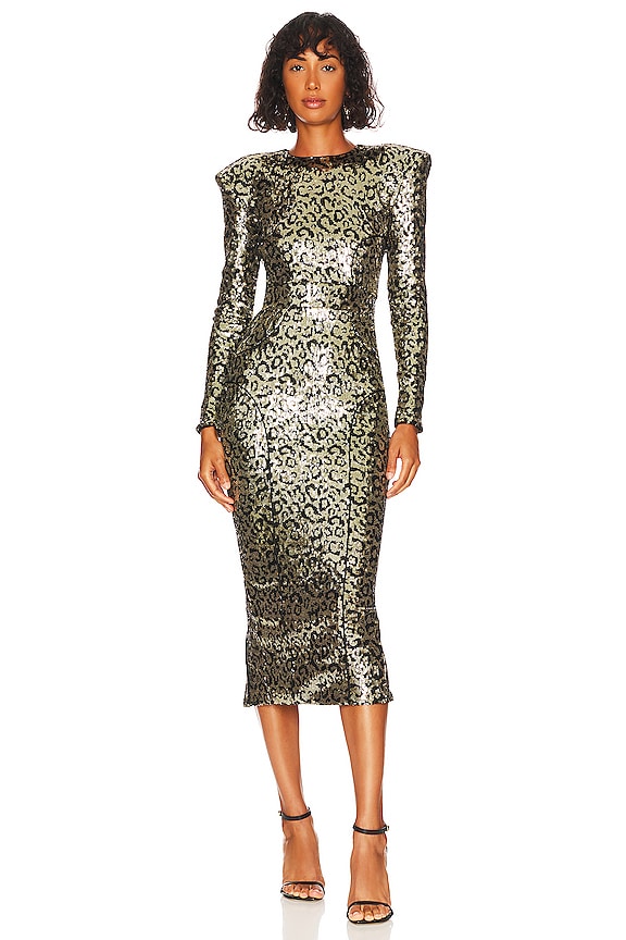 Zhivago Testimony Midi Dress in Gold | REVOLVE
