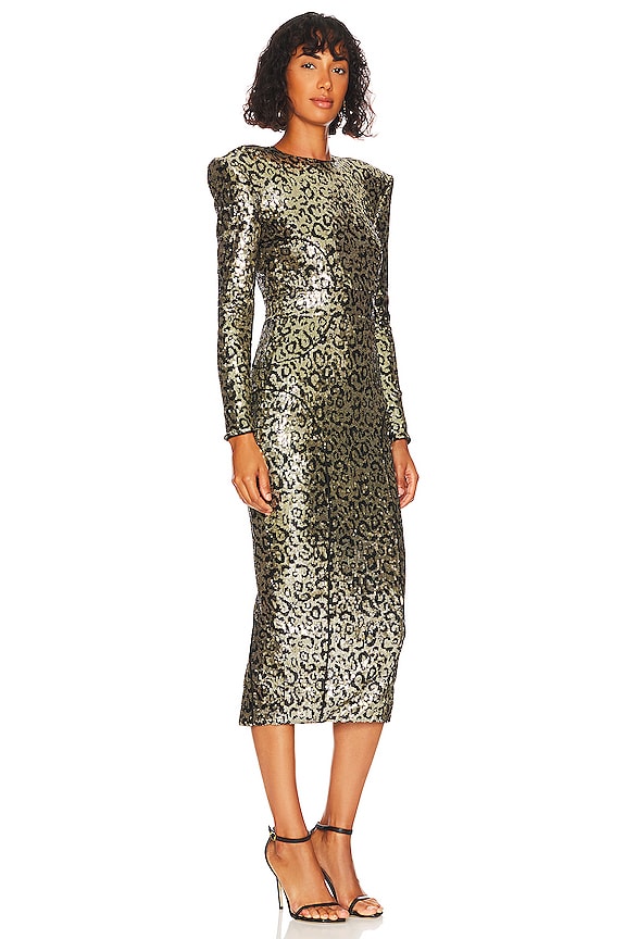 view 2 of 4 Testimony Midi Dress in Gold