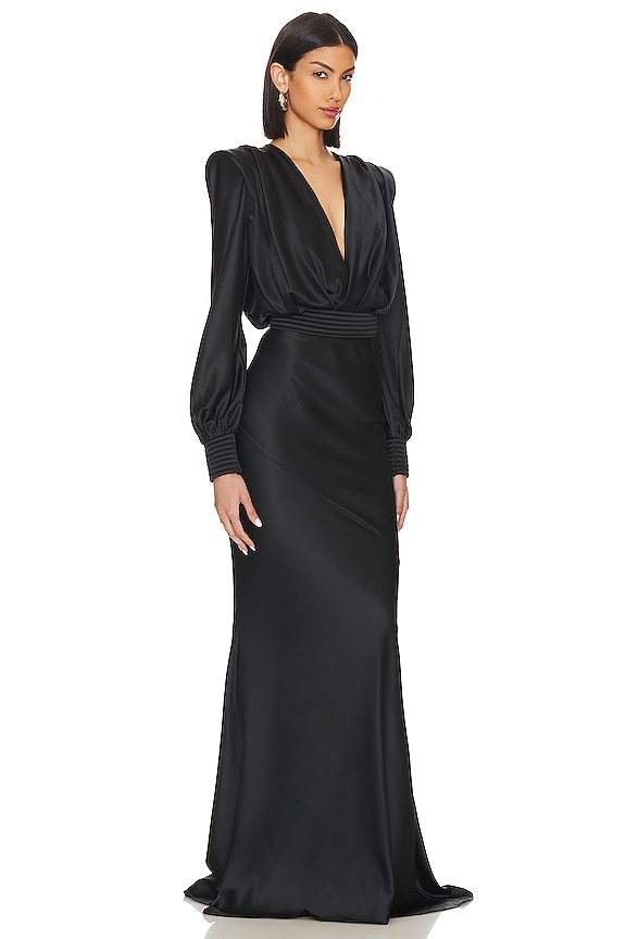 view 2 of 3 BETSY 가운 in Black