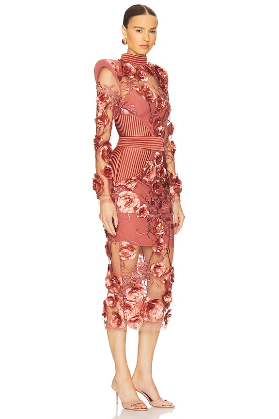 view 2 of 3 Vendetta Dress in Ash Rose