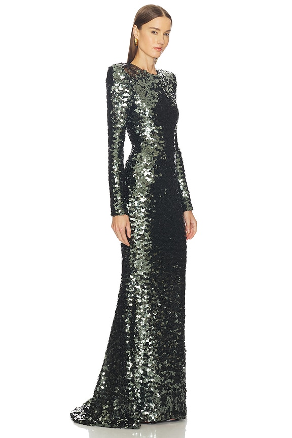 view 2 of 4 Lumen Gown in Graphite