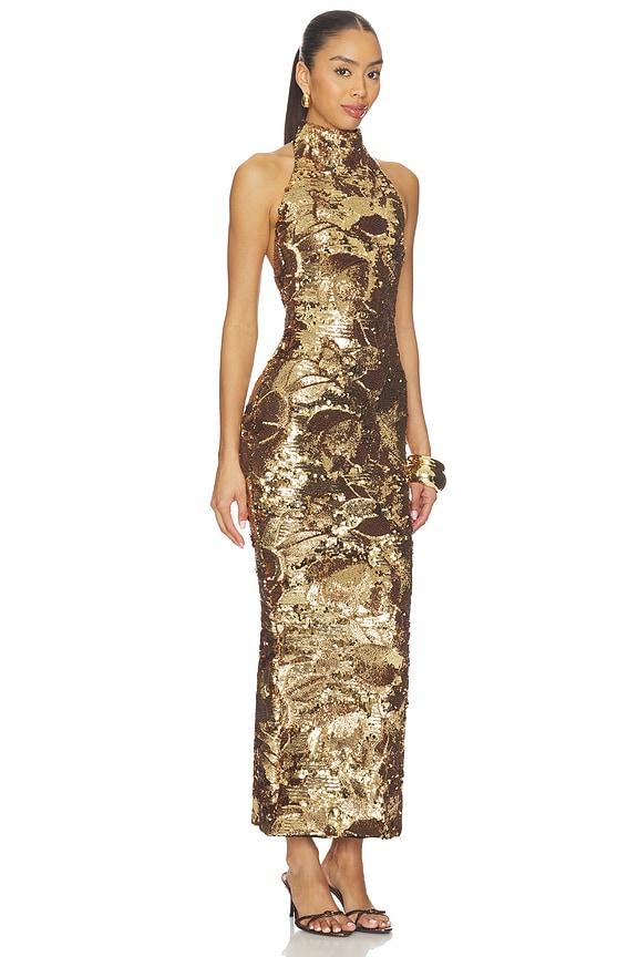 view 2 of 4 ROBE FLORENTINE in Gold