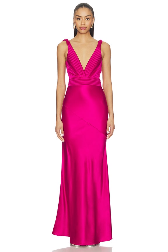 view 1 of 3 VESTIDO BELOVED in Fuchsia