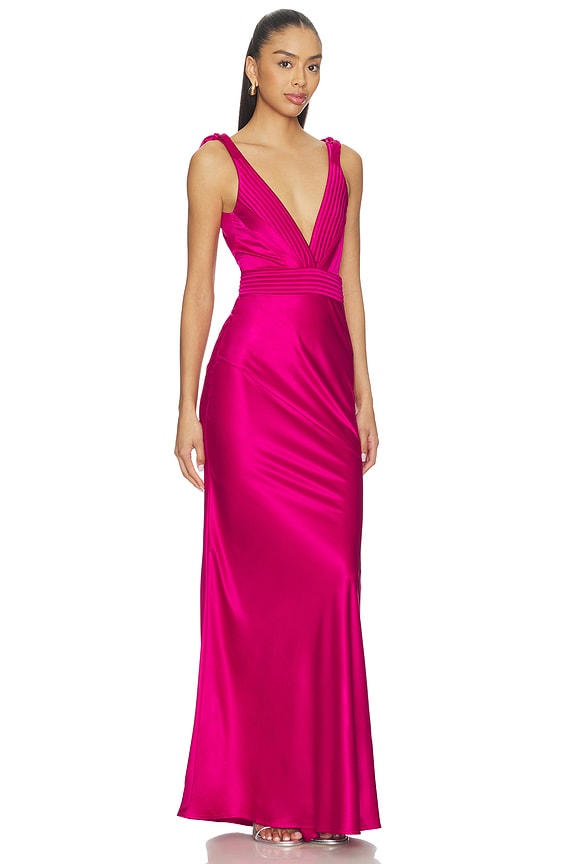 view 2 of 3 VESTIDO BELOVED in Fuchsia